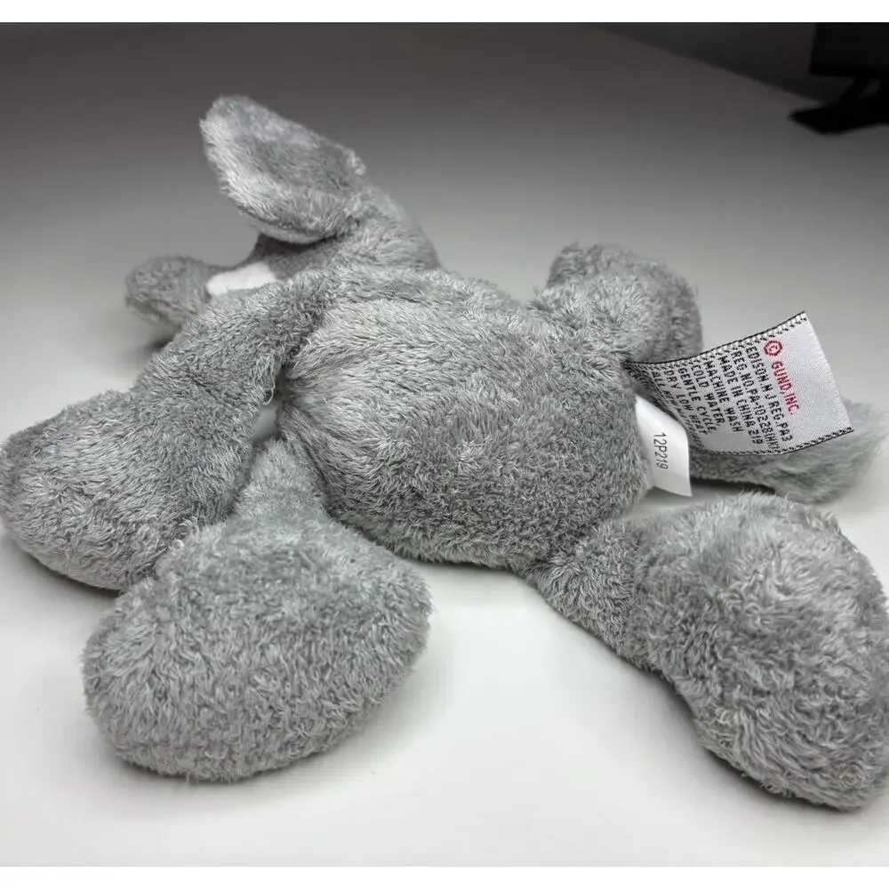 Vintage Gund P-Nut Elephant Plush 5” Gray Small Beanie Floppy Peanut #31013